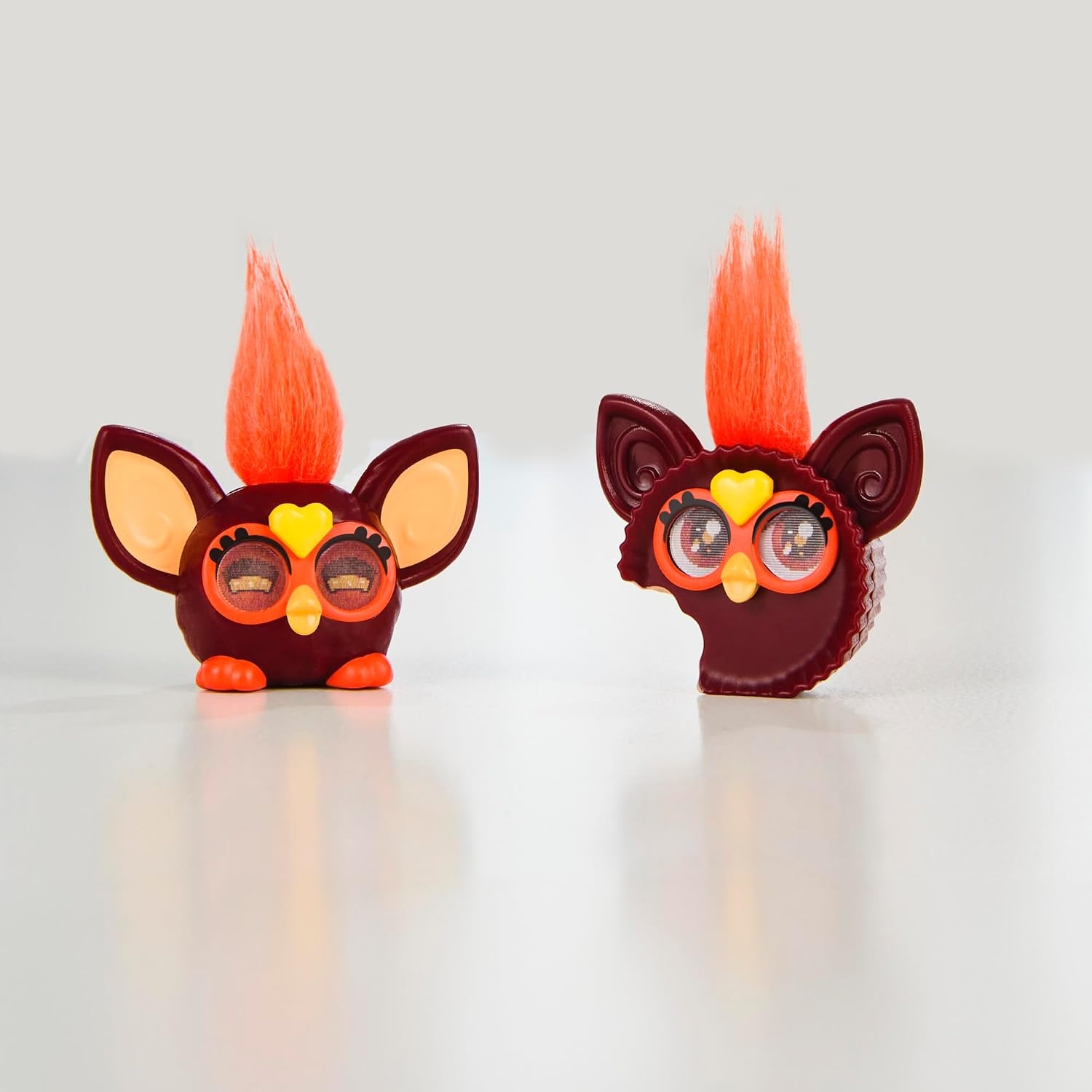 image:imageFurby Minis 12 Pack of The Hershey Company Figures Tiny Collectible 1Inch Candy Toys Halloween Handouts for Kids Ages 6 Amazon Exclusive