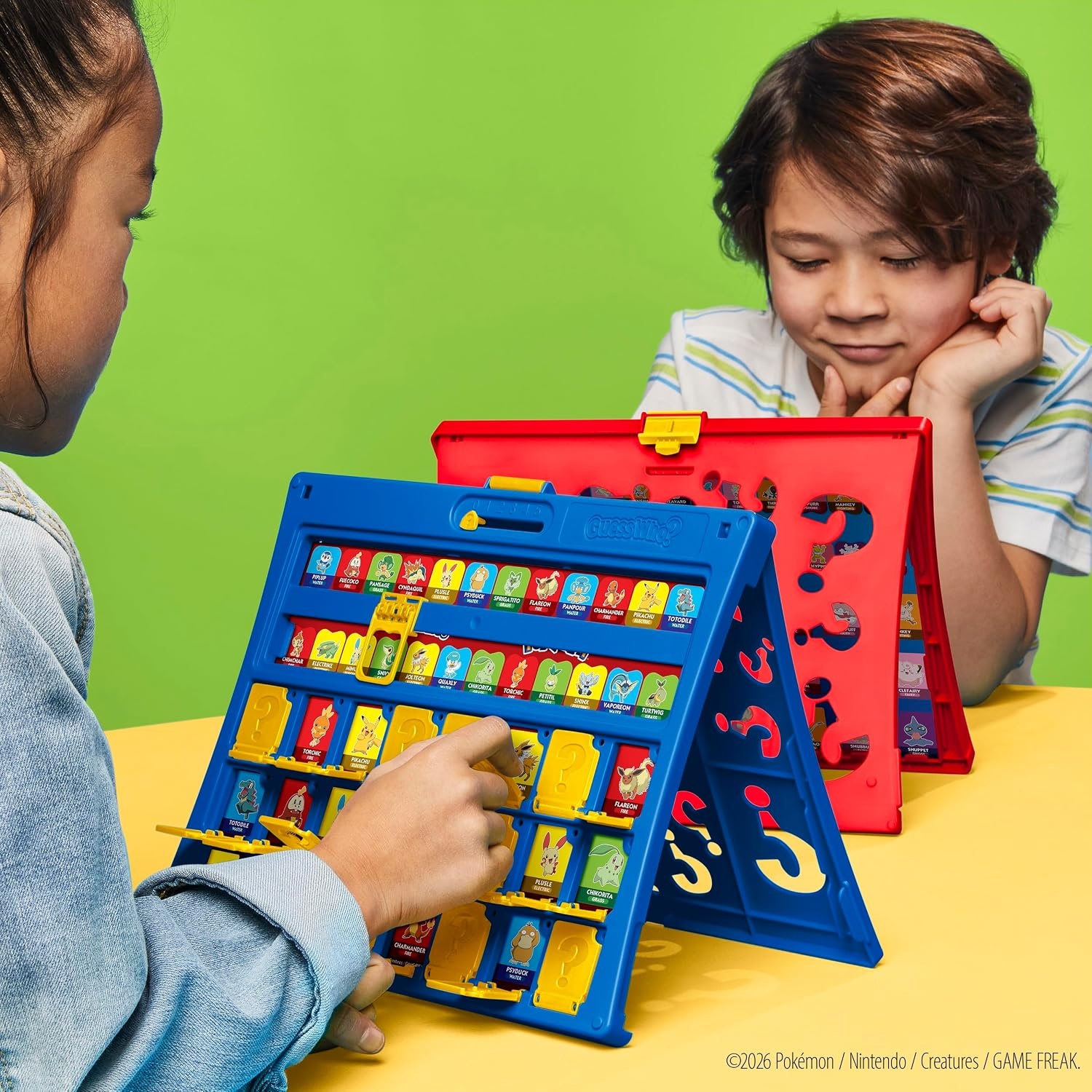 image:imageGuess Who Pokmon Edition Game 48 Pokmon Fun Kids Board Games for Families 2 Players 15 Mins Travel Friendly Ages 6