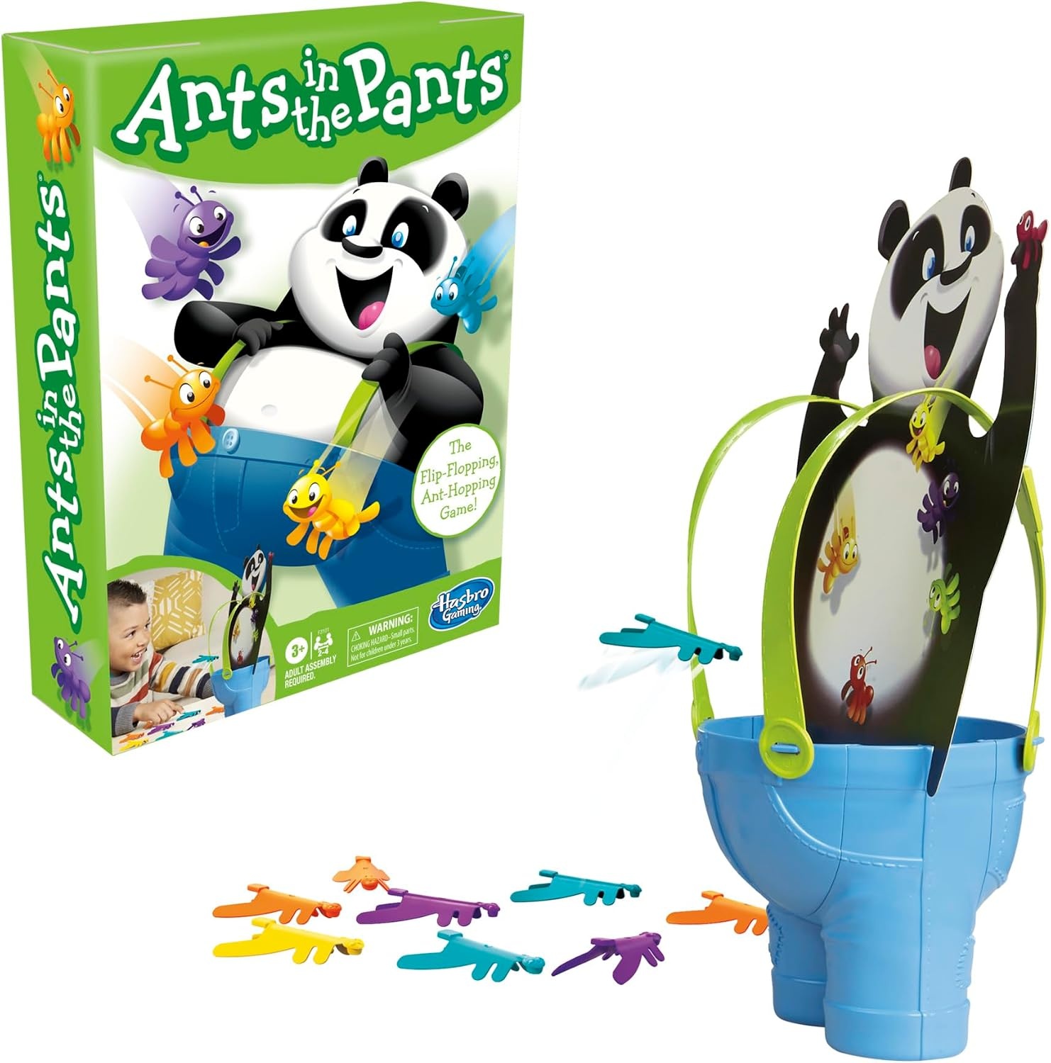 image:imageHasbro Gaming Ants in The Pants Preschool Game for Kids Ages 3 Fun Board Game for 24 Players Easter Gifts for Boys and Girls Amazon Exclusive