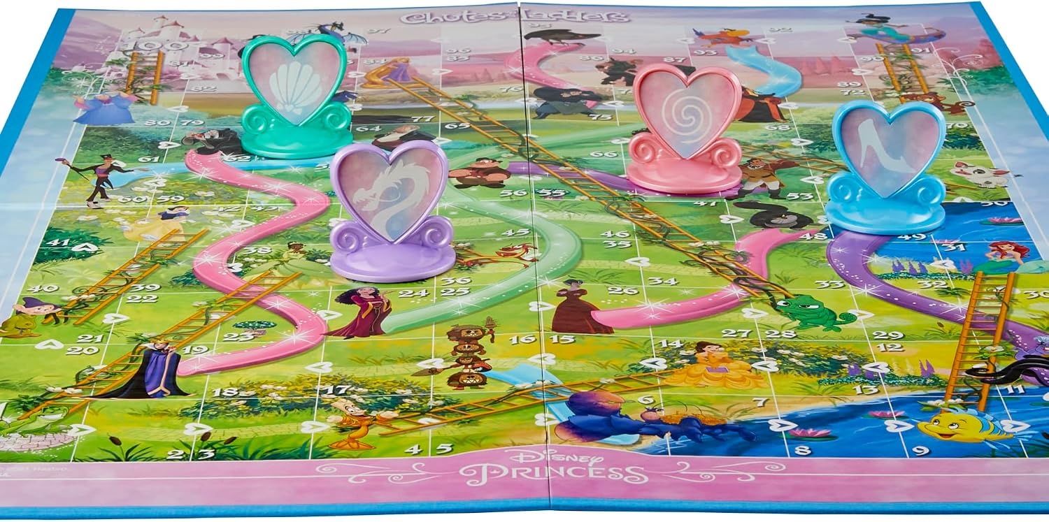 image:imageHasbro Gaming Chutes and Ladders Disney Princess Edition Board GameBoard Game