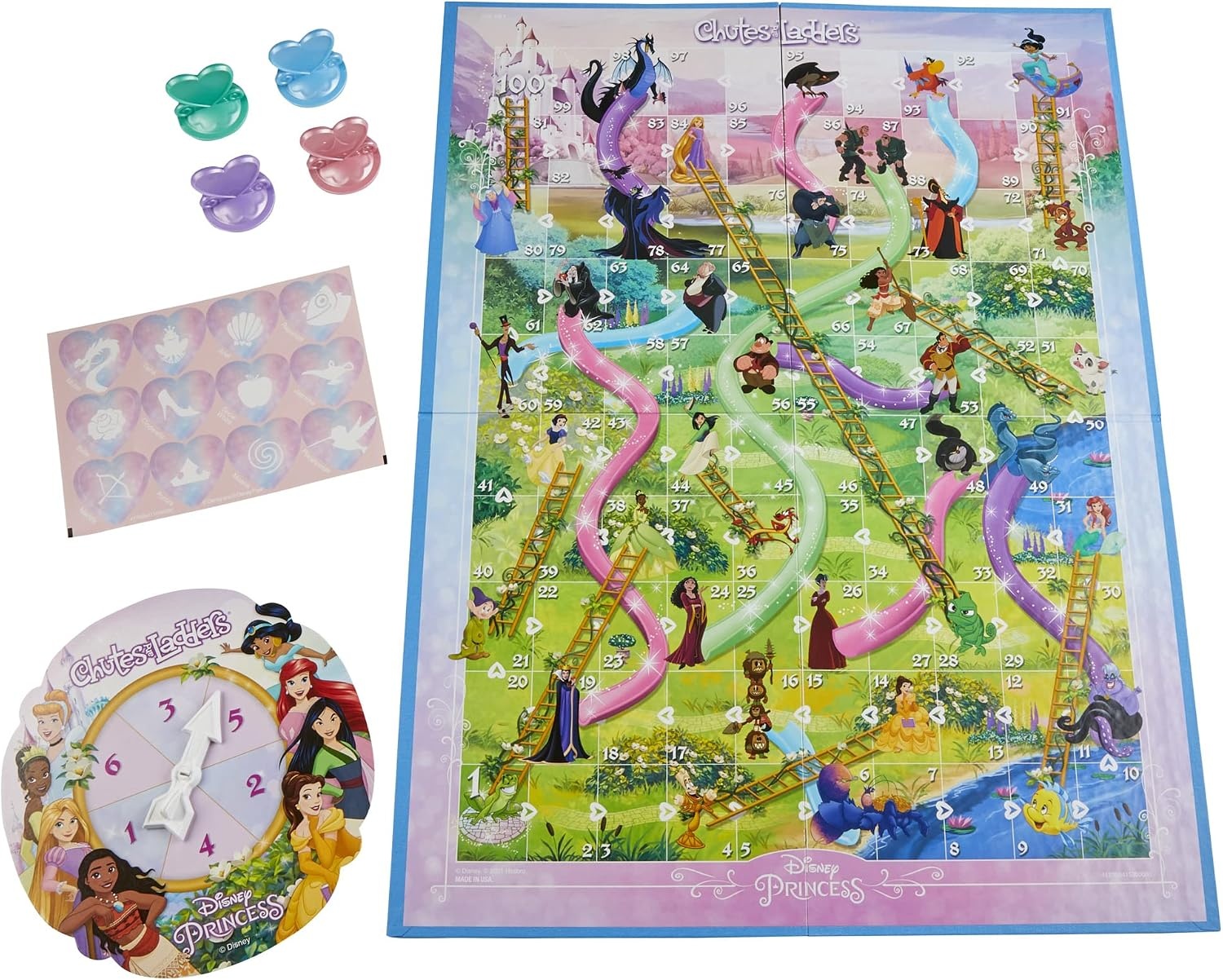 image:imageHasbro Gaming Chutes and Ladders Disney Princess Edition Board GameBoard Game