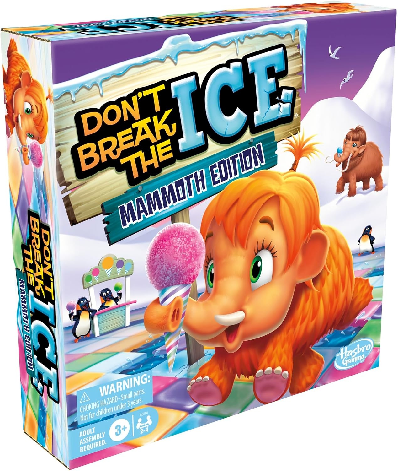 image:imageHasbro Gaming Dont Break The Ice Mammoth Edition Board Game Ages 3 and Up 2 to 4 Players Preschool and Kids Games Amazon Exclusive