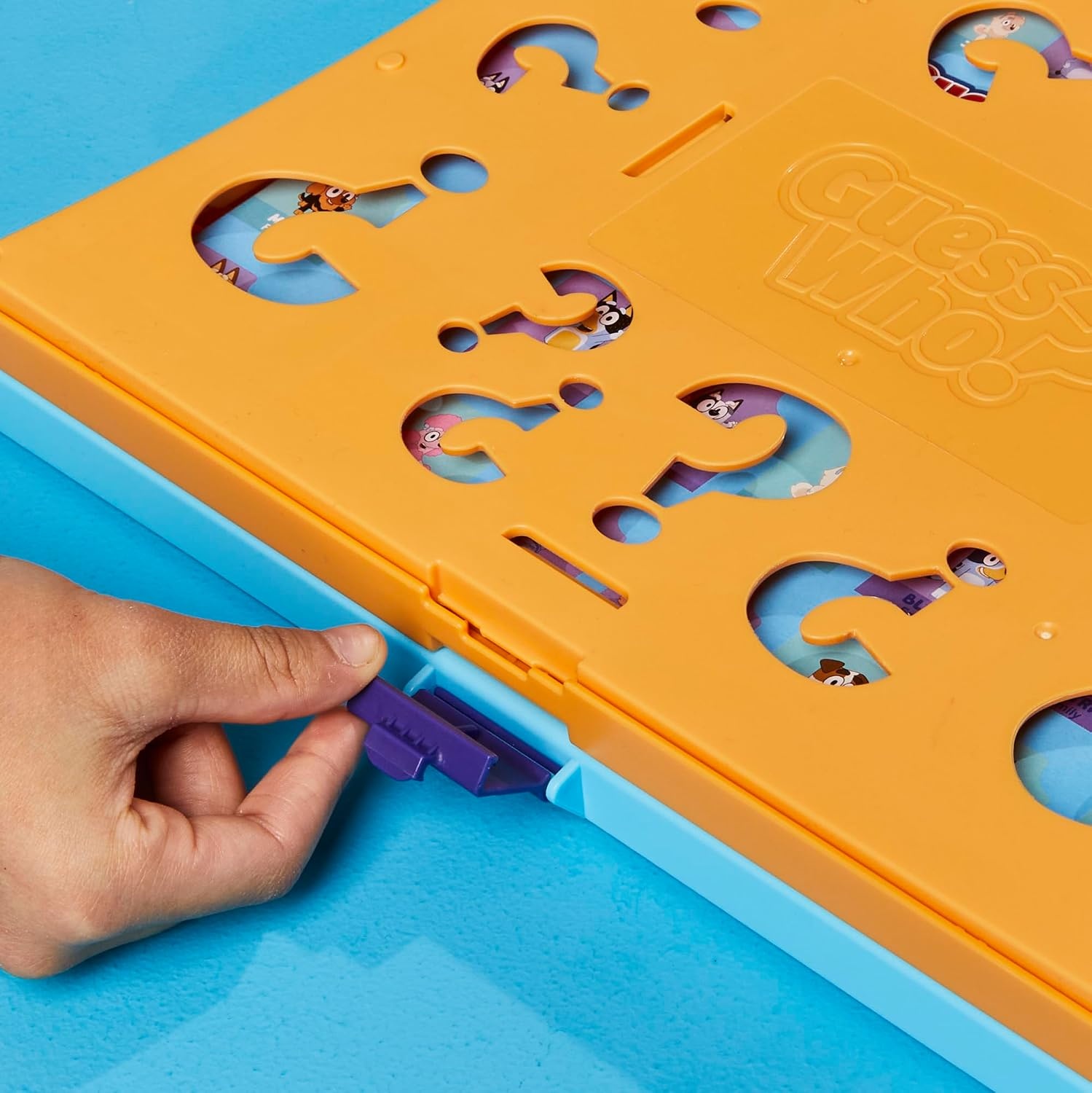 image:imageHasbro Gaming Guess Who Bluey Edition Game Bluey Characters and Objects Fun Kids Board Games for Families 2 Players 15 Mins Travel Friendly Ages 6