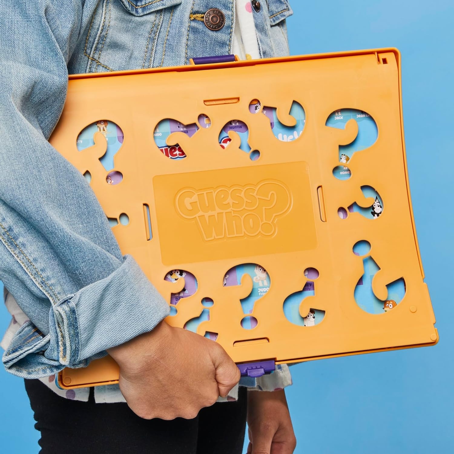 image:imageHasbro Gaming Guess Who Bluey Edition Game Bluey Characters and Objects Fun Kids Board Games for Families 2 Players 15 Mins Travel Friendly Ages 6