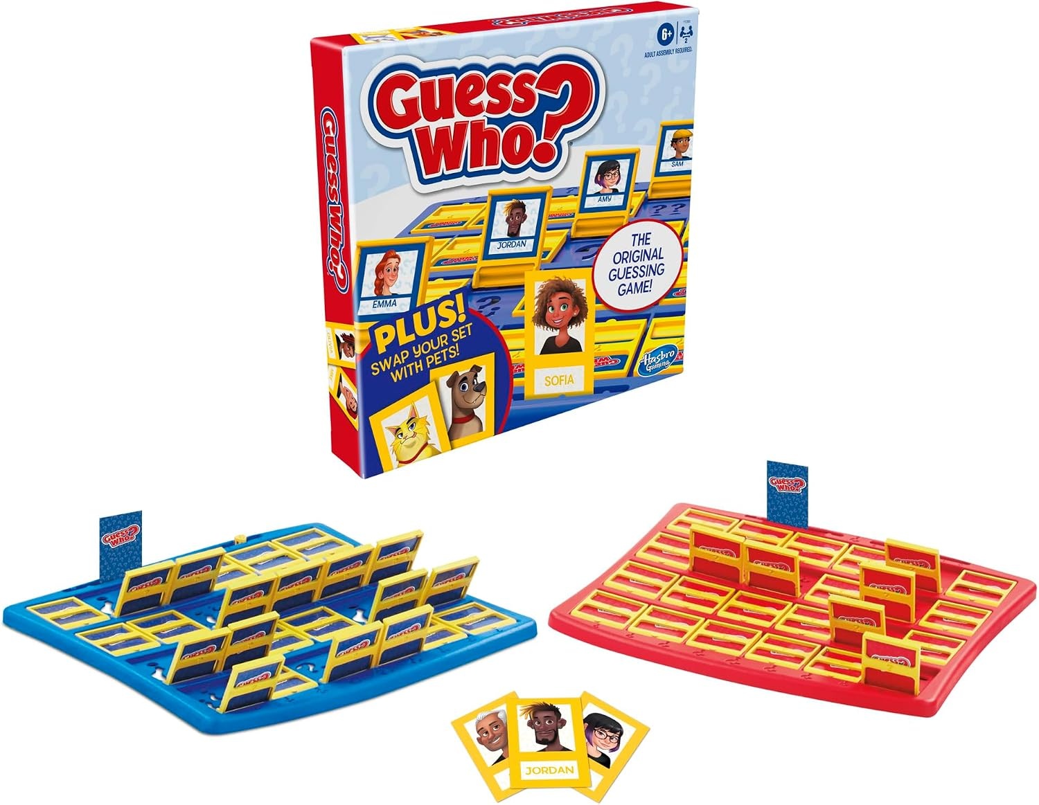 image:imageHasbro Gaming Guess Who Plus Board Game with People amp Pet Cards