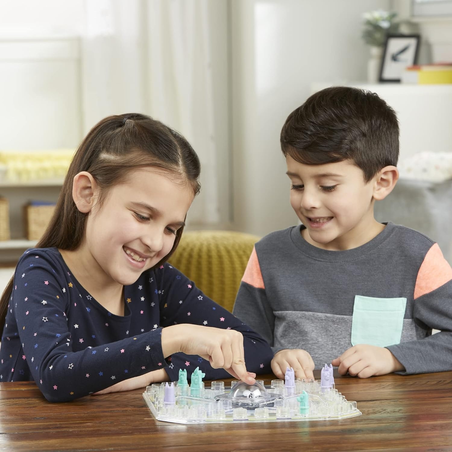image:imageHasbro Gaming Trouble Bluey Edition Board Game for Kids 24 Players Race Bluey Bingo Bandit or Chilli to The Finish Ages 5 and Up Amazon Exclusive1 unit