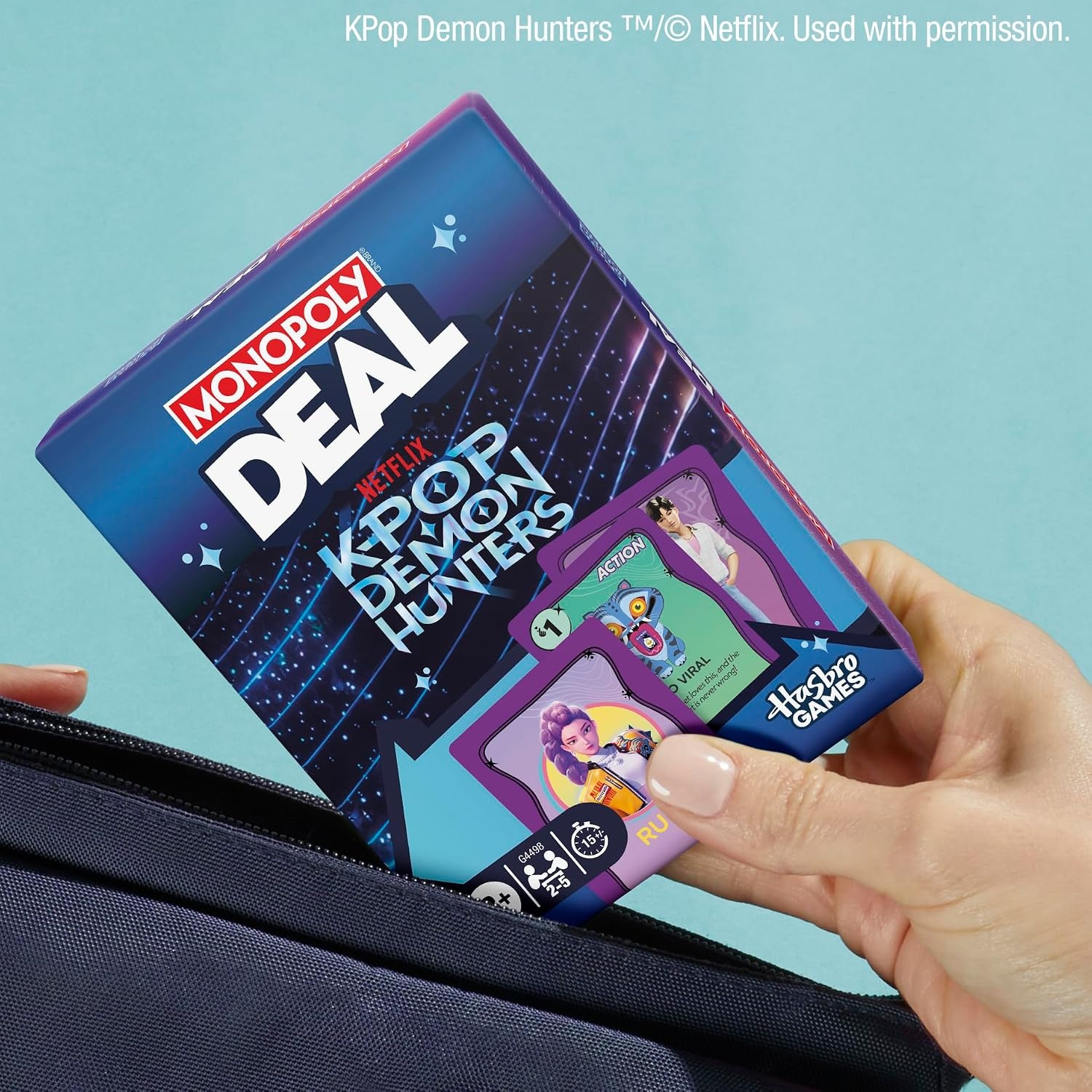 image:imageMonopoly Deal Kpop Demon Hunters Card Game Family Games for Kids Tweens Teens and Adults 25 Players 15 mins Easter Gifts for Boys and Girls Ages 8