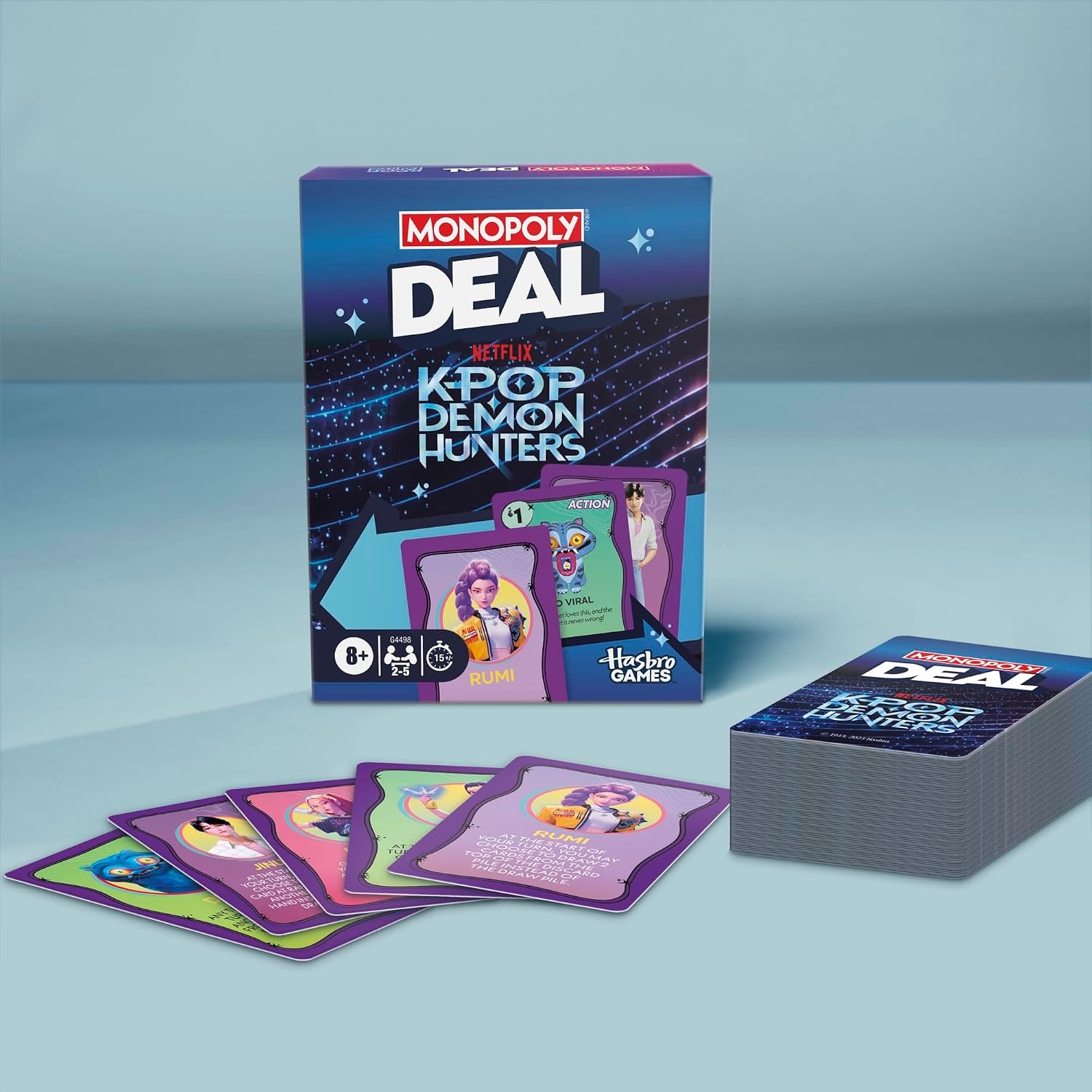 image:imageMonopoly Deal Kpop Demon Hunters Card Game Family Games for Kids Tweens Teens and Adults 25 Players 15 mins Easter Gifts for Boys and Girls Ages 8