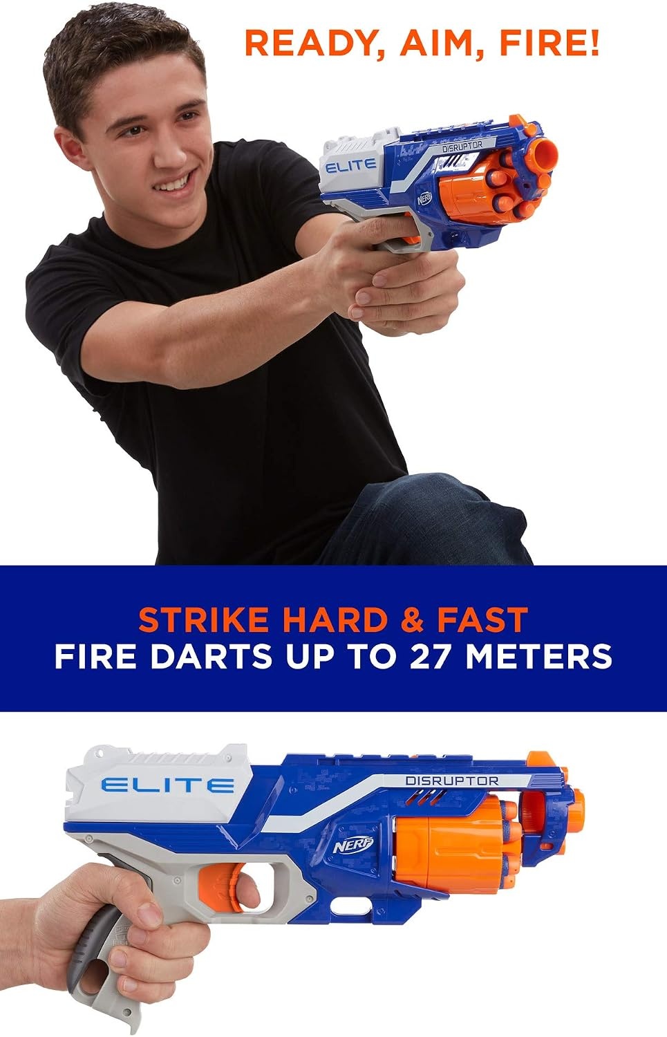 image:imageNERF Elite Disruptor Dynamic Green Dart BlasterClassic