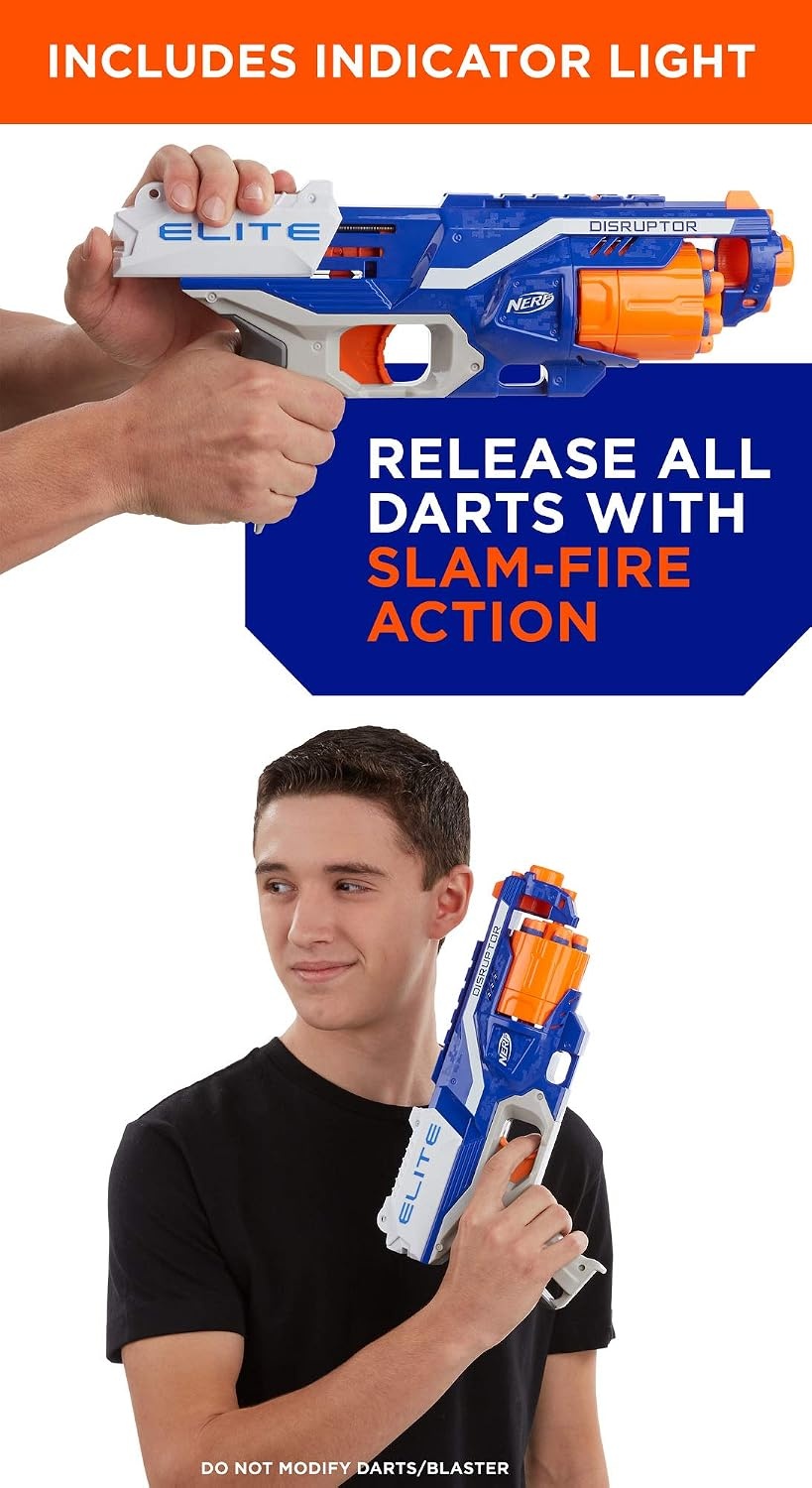 image:imageNERF Elite Disruptor Dynamic Green Dart BlasterClassic