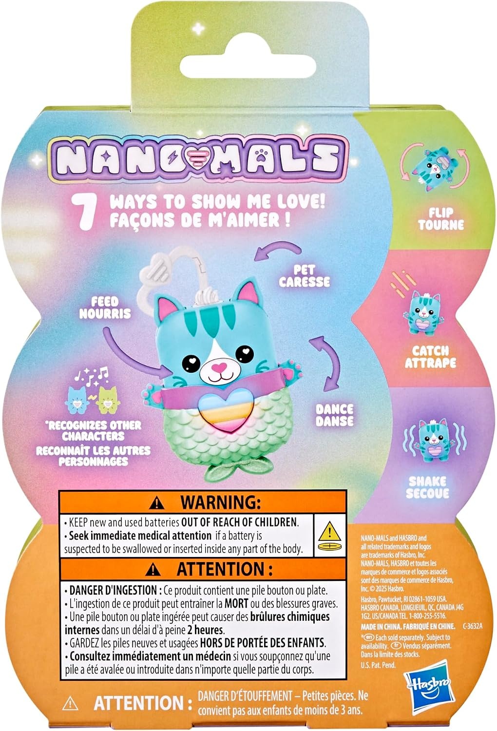 image:imageNanoMALS Pawtricia The Blue Kitty Electronic Pet Cat 70 Responses Easter Basket Stuffers Interactive Fidget Toys for Girls amp Boys Ages 5Pawtricia The Blue Kitty