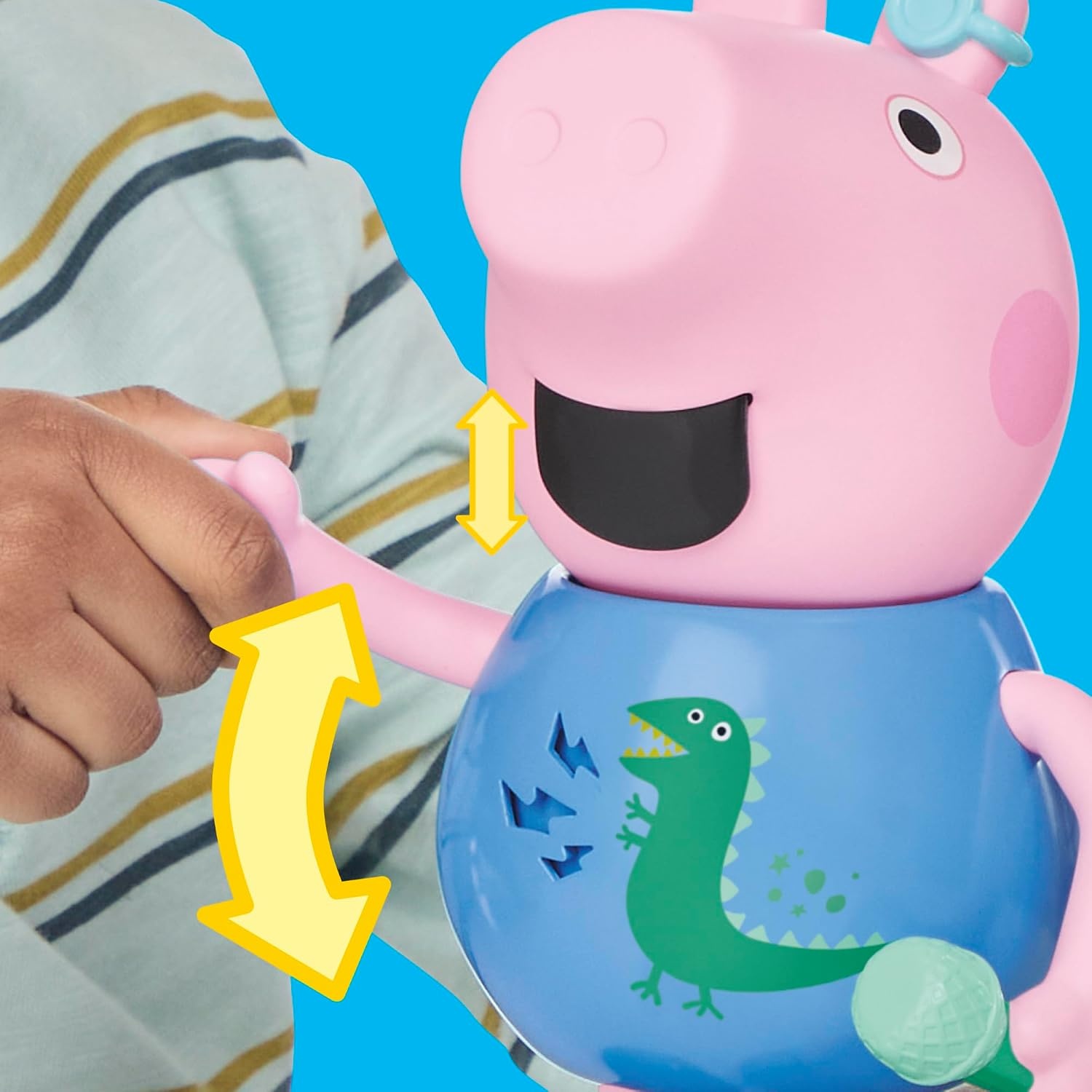 image:imagePeppa Pig Joke amp Sing George 8Inch Figure Musical Toy with 50 Sounds and Songs Basket Stuffers Preschool Toys for Girls and Boys Ages 3
