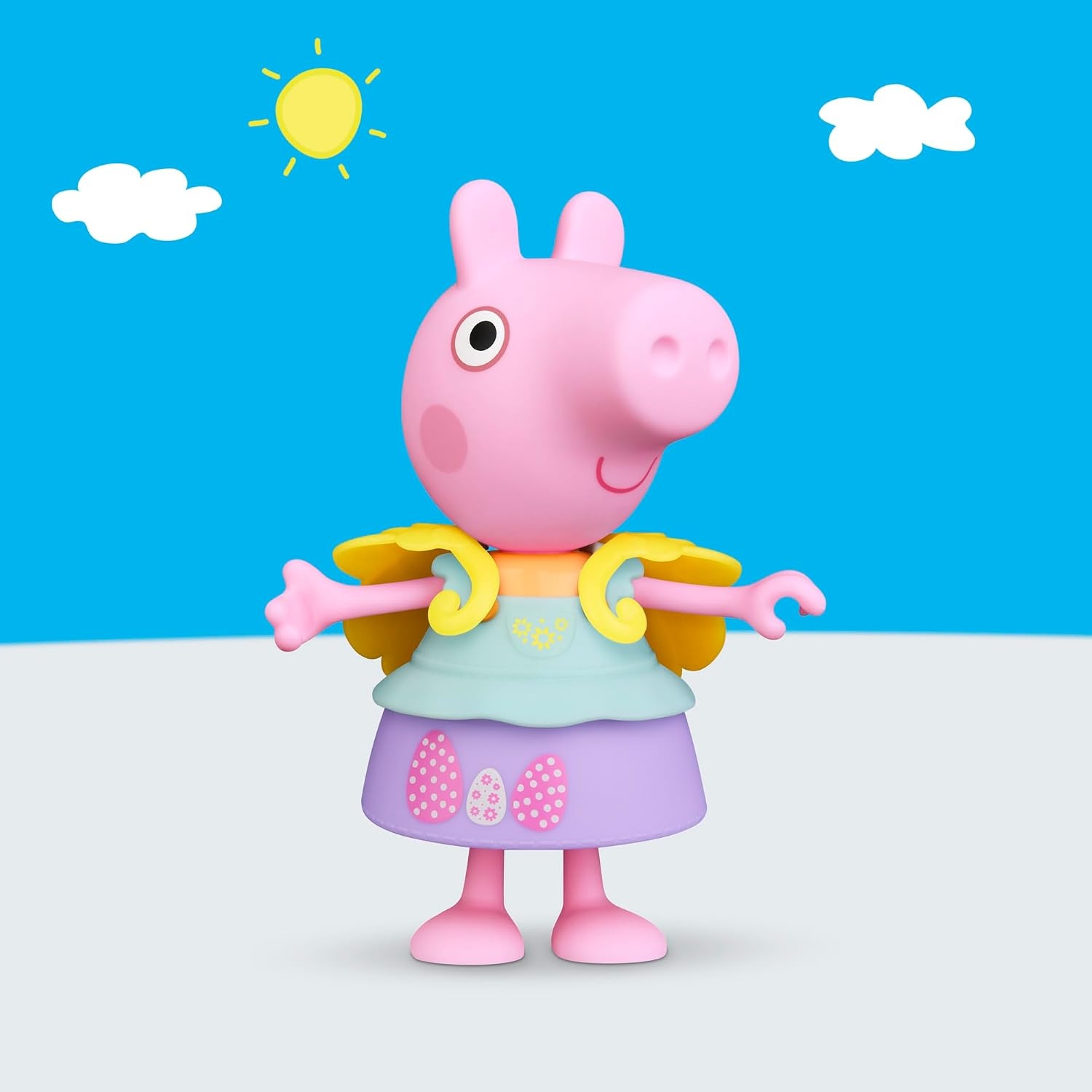 image:imagePeppa Pig Springtime DressUp Figure with 6 EasyOn Fashion Accessories 6Inch Doll Easter Gift for Kids Preschool Toys for Girls and Boys 3 and Up