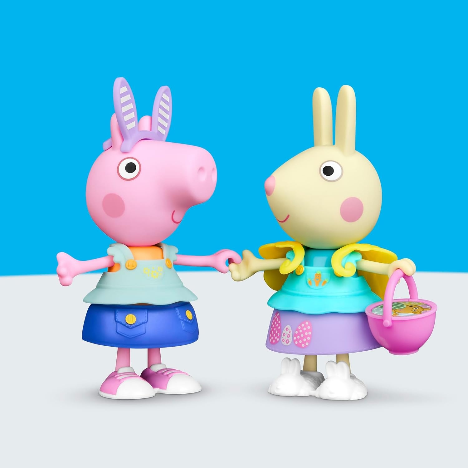 image:imagePeppa Pig Springtime DressUp Figure with 6 EasyOn Fashion Accessories 6Inch Doll Easter Gift for Kids Preschool Toys for Girls and Boys 3 and Up