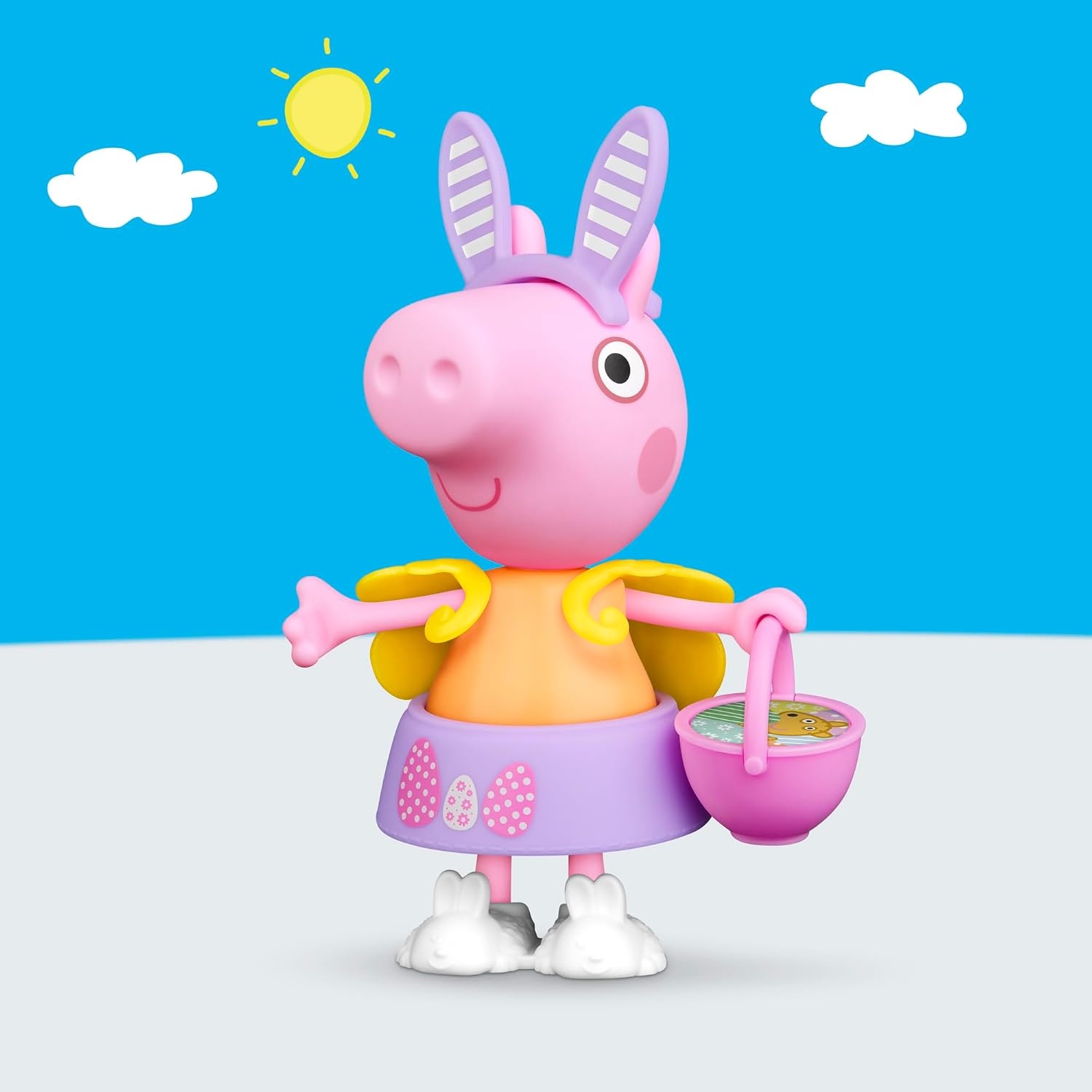 image:imagePeppa Pig Springtime DressUp Figure with 6 EasyOn Fashion Accessories 6Inch Doll Easter Gift for Kids Preschool Toys for Girls and Boys 3 and Up