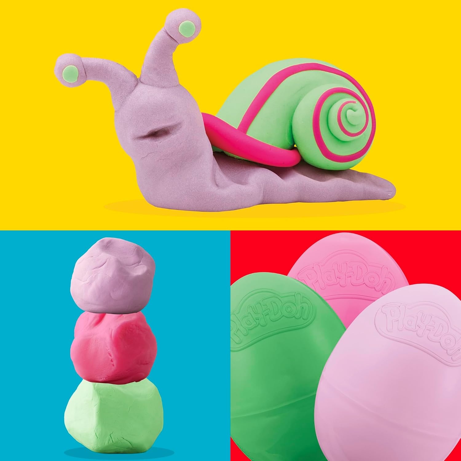 image:imagePlayDoh Eggs 24Pack Dinosaur amp Dragon Egg Hunt Toys Modeling Compound for Birthday Gifts amp Party Favors Easter Basket Stuffers Kids Ages 2 and Up Amazon Exclusive