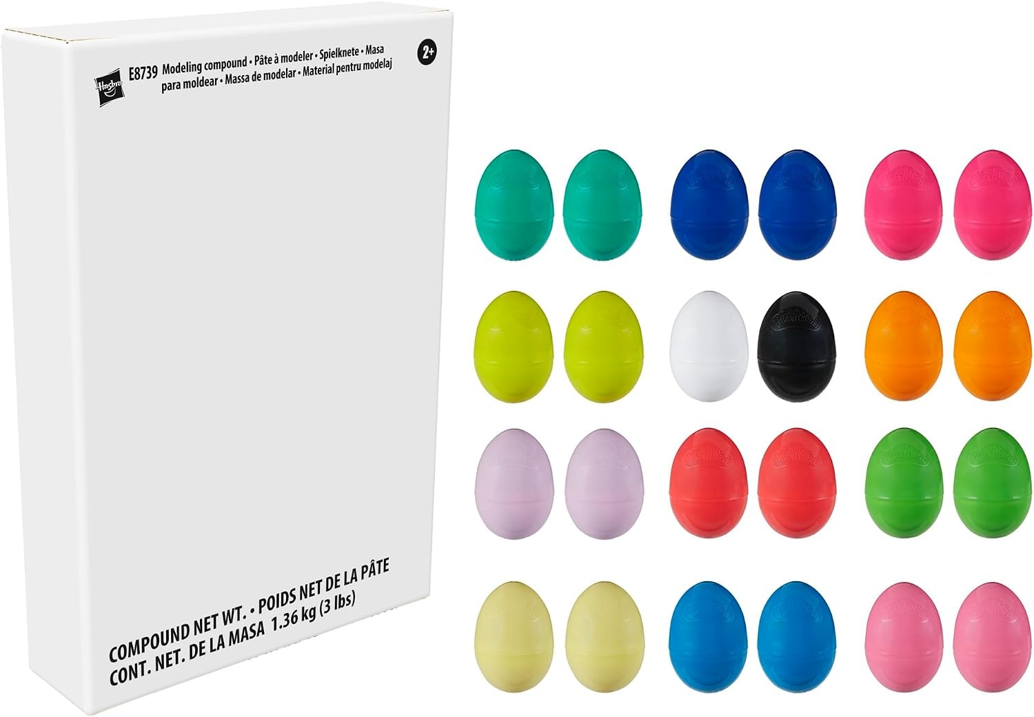 image:imagePlayDoh Eggs 24Pack Dinosaur amp Dragon Egg Hunt Toys Modeling Compound for Birthday Gifts amp Party Favors Easter Basket Stuffers Kids Ages 2 and Up Amazon Exclusive