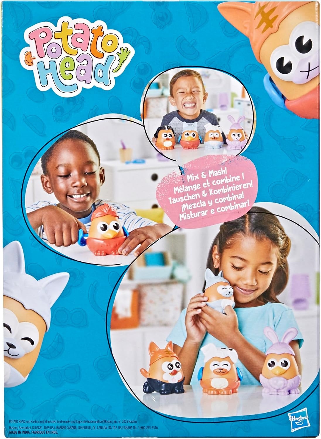 image:imagePotato Head PetTato Tots PetThemed Set with 31 Parts and Pieces Plus Rolling Carry Case Easter Gift for Kids Toddler and Preschool Toys for Girls and Boys 2 and Up Amazon Exclusive