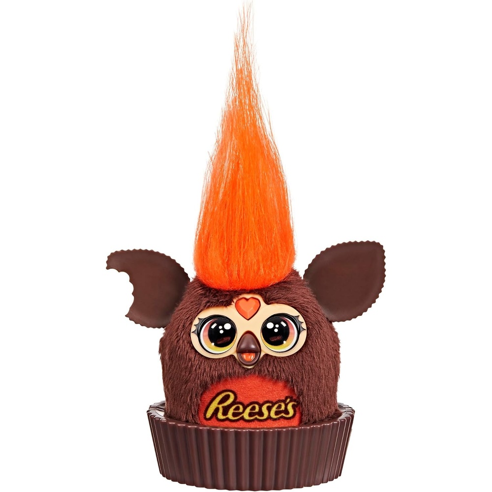 image:imageFURBY Furblets REESES Peanut Butter Cup Mini 3Inch Electronic Plush Candy Toys for Kids 6