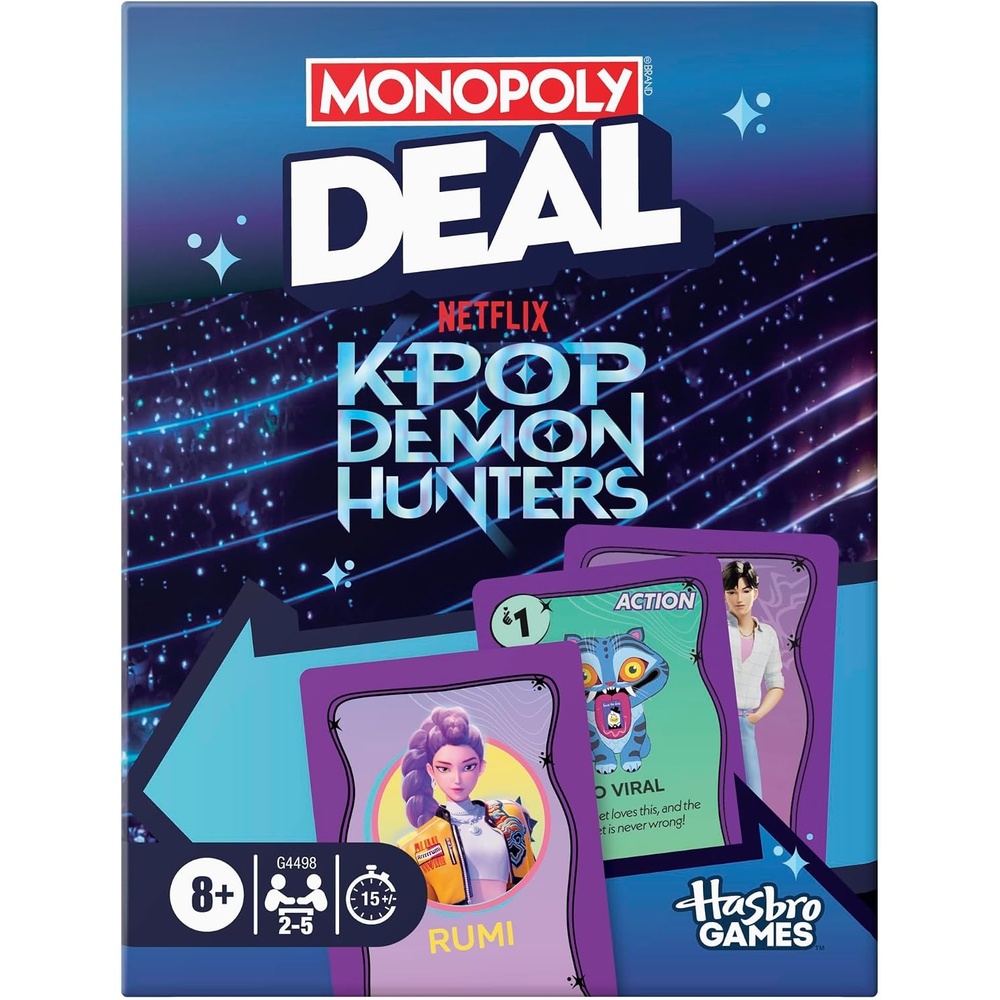 image:imageMonopoly Deal Kpop Demon Hunters Card Game Family Games for Kids Tweens Teens and Adults 25 Players 15 mins Easter Gifts for Boys and Girls Ages 8