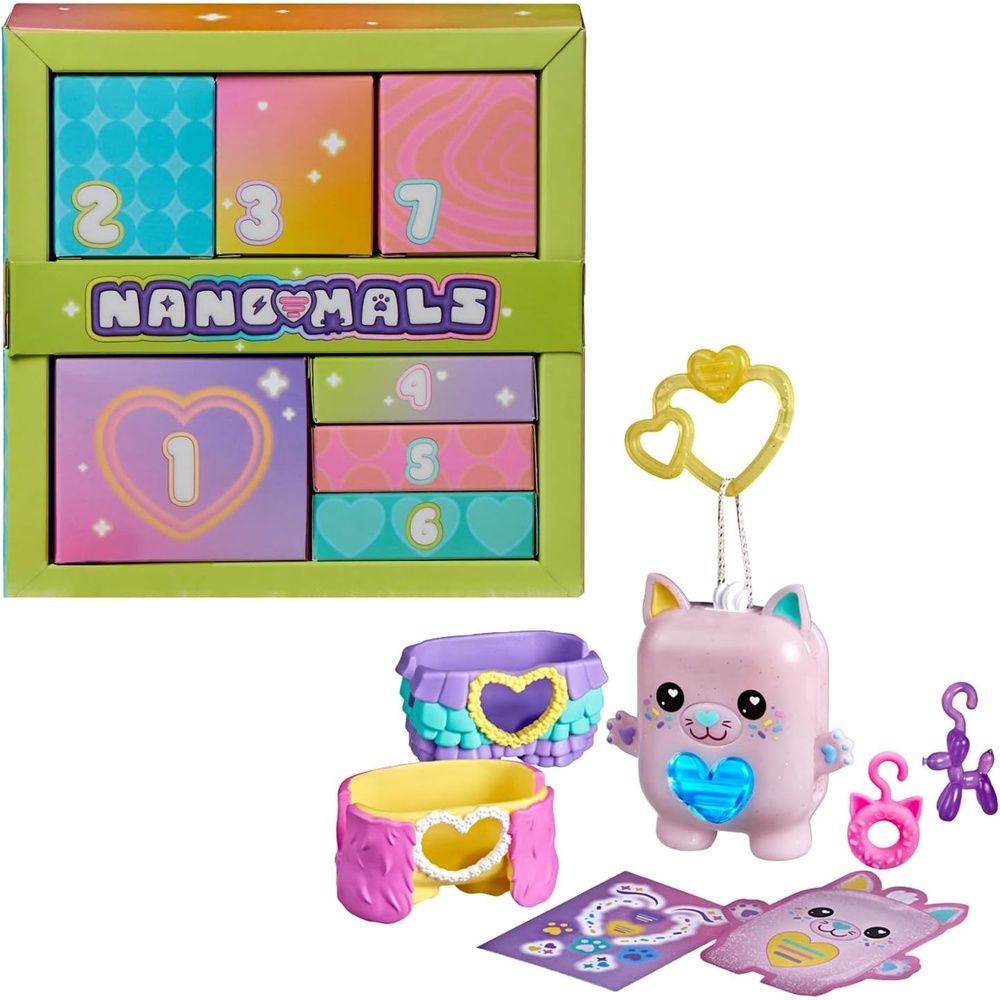 image:imageNanoMALS Pawtricia The Blue Kitty Electronic Pet Cat 70 Responses Easter Basket Stuffers Interactive Fidget Toys for Girls amp Boys Ages 5NanoParty Countdown Calendar