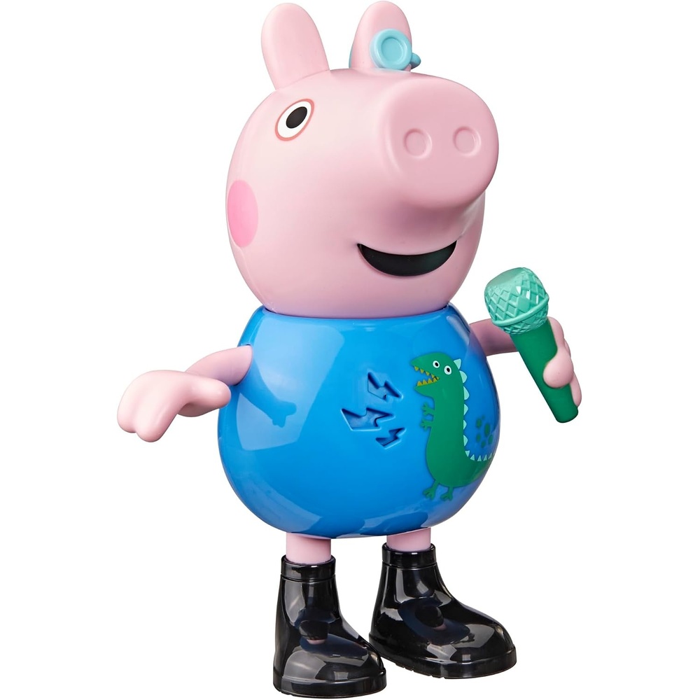 image:imagePeppa Pig Joke amp Sing George 8Inch Figure Musical Toy with 50 Sounds and Songs Basket Stuffers Preschool Toys for Girls and Boys Ages 3