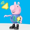 Peppa Pig Joke & Sing George 8-Inch Figure, Musical Toy with 50+ Sounds and Songs, Basket Stuffers, Preschool Toys for Girls and Boys Ages 3+