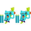Nerf Elite 2.0 Easter Egg Hunt Blaster, 2 Nerf Elite Darts, Pull to Prime, Spring Toy Foam Blaster for 8 Year Old Boys & Girls(Medium (Pack of 2))
