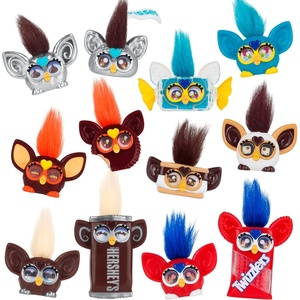 Furby Minis 12 Pack of The Hershey Company Figures, Tiny Collectible 1-Inch Candy Toys, Halloween Handouts for Kids, Ages 6+ (Amazon Exclusive)