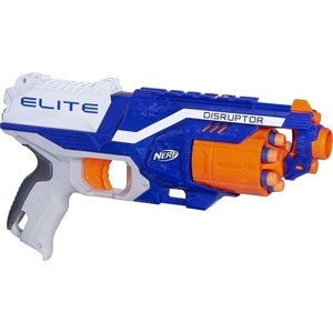 NERF Elite Disruptor Dynamic Green Dart Blaster(Multi Color)
