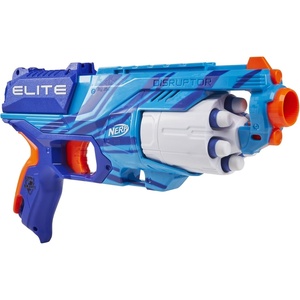 NERF Elite Disruptor Dynamic Green Dart Blaster(Reflex Blue)