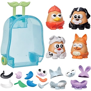 Potato Head Pet-Tato Tots, Pet-Themed Set with 31 Parts and Pieces Plus Rolling Carry Case, Easter Gift for Kids, Toddler and Preschool Toys for Girls and Boys 2 and Up (Amazon Exclusive)